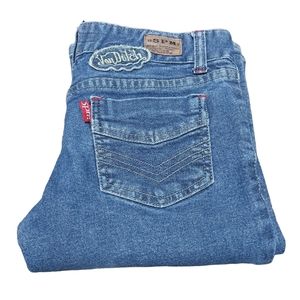 5 PM Von Dutch Low-rise Flared Bottom Jeans Size 26 EUC